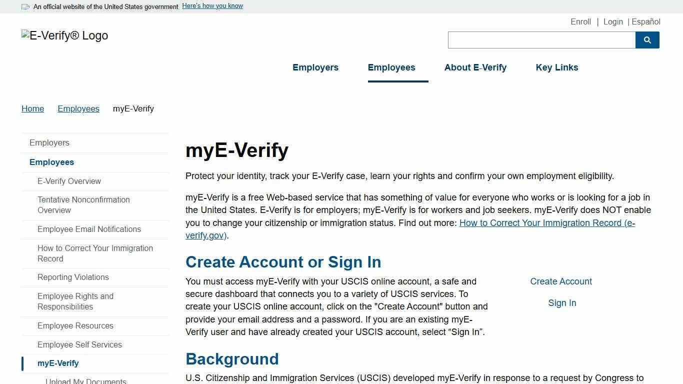 myE-Verify E-Verify
